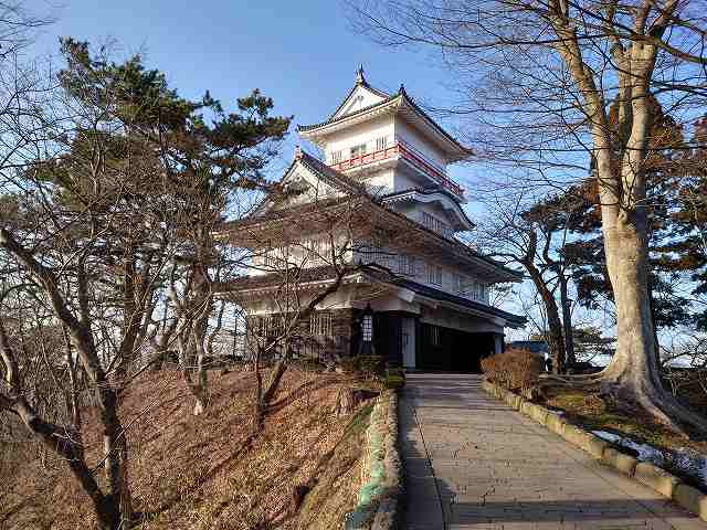 久保田城 御隅櫓(遠景)