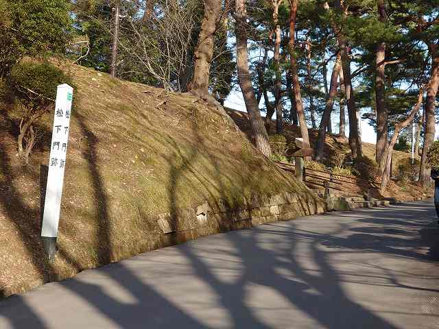 久保田城 坂下門跡