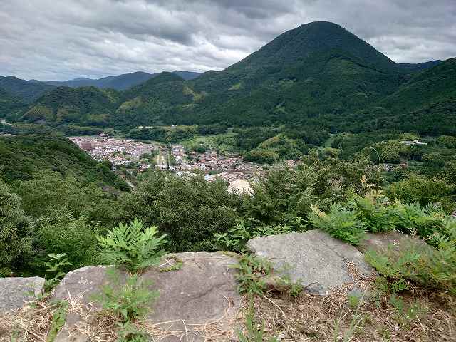 津和野城 綾部出丸二重櫓跡から見た津和野