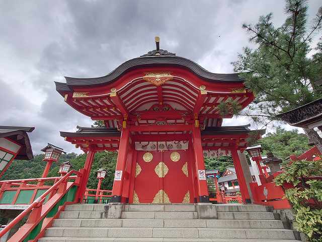 津和野城 太鼓谷稲荷神社神門2