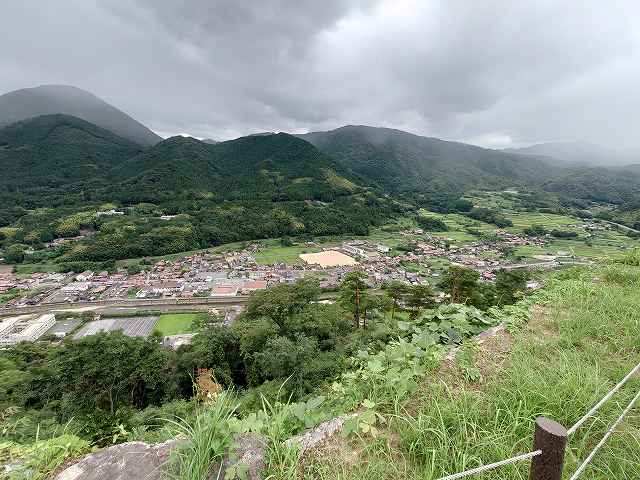 津和野城 三十間台から見た津和野(遠景)