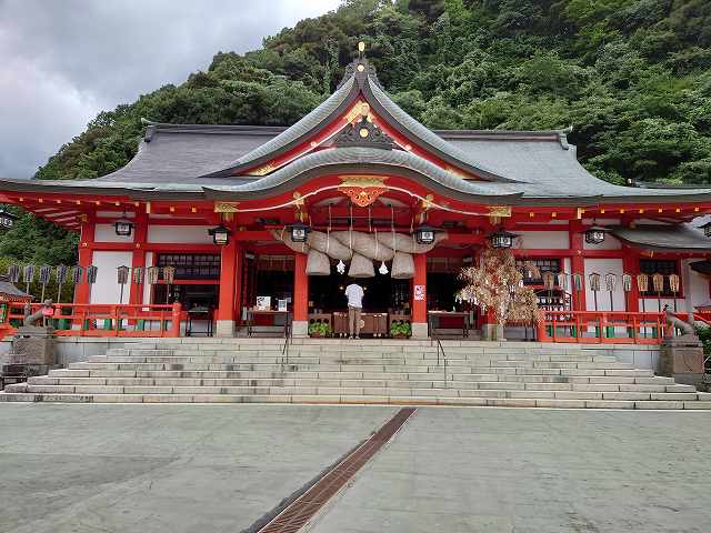 津和野城 太鼓谷稲荷神社新殿(近景)