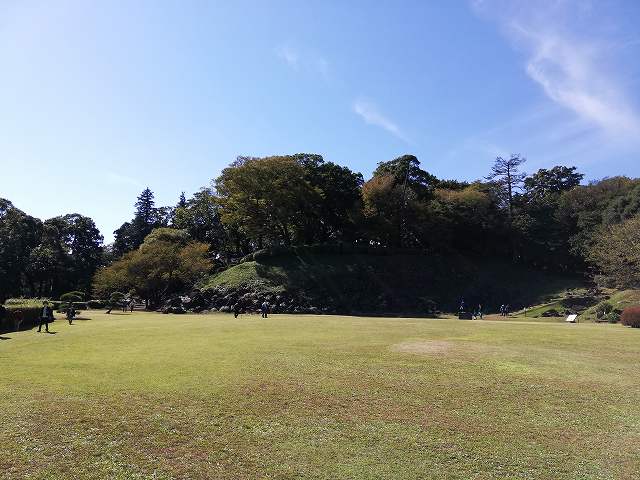 石垣山城 二の丸（馬屋曲輪）の全景