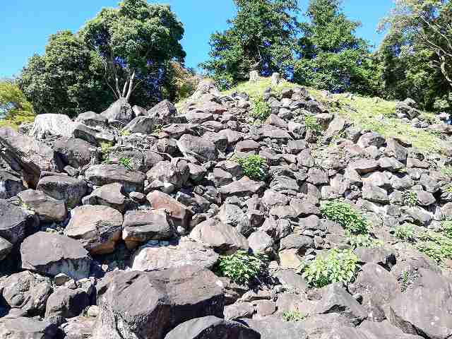 石垣山城 南曲輪の石垣（東側）