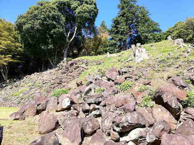 石垣山城 南曲輪の石垣（南東角）