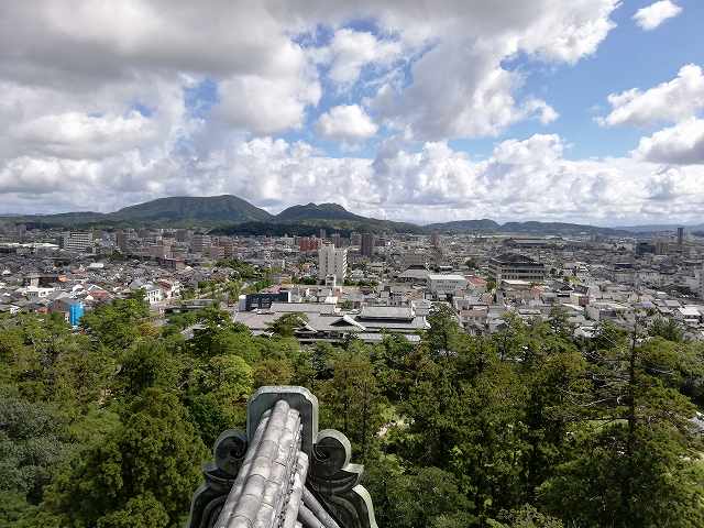 松江城 天守からの眺め