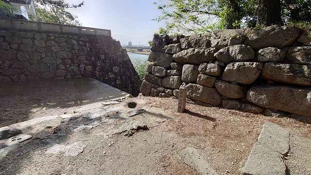 吉田城 北多門の石垣02