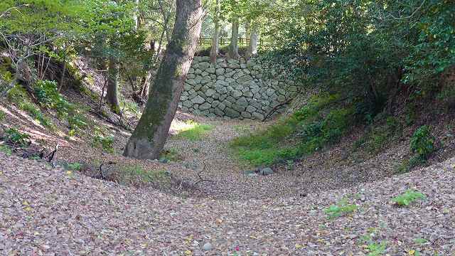 吉田城 金柑丸の空堀06