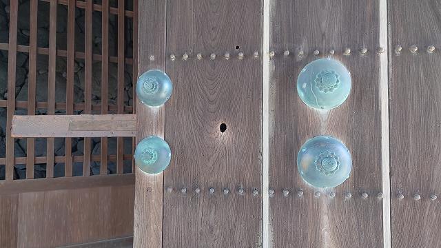 佐賀城 鯱の門(弾痕)05