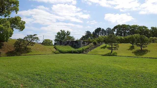 佐賀城 本丸南西隅櫓台01