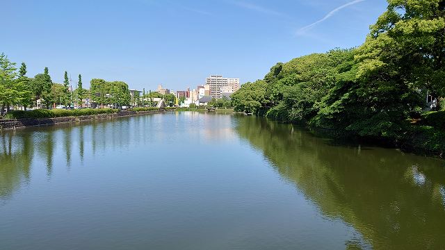 佐賀城 三の丸北堀01