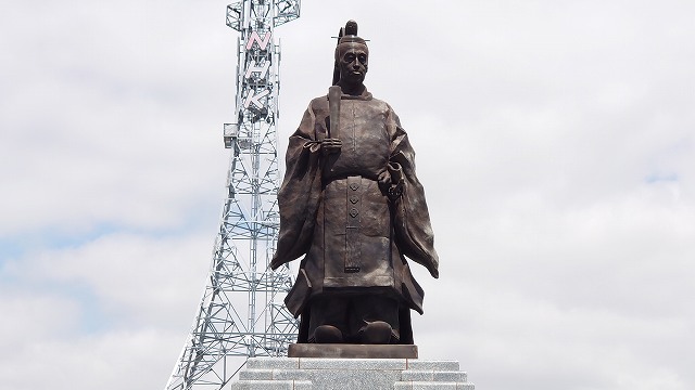 佐賀城 鍋島直正公像03