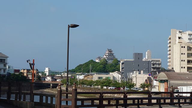 唐津城 天守閣（三の丸辰巳櫓から見た）01