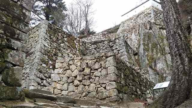 備中松山城 大手門跡