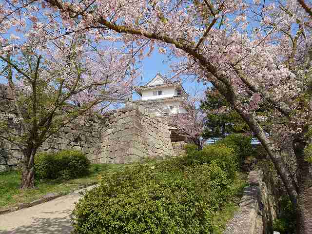 丸亀城 天守(二の丸からの眺め)