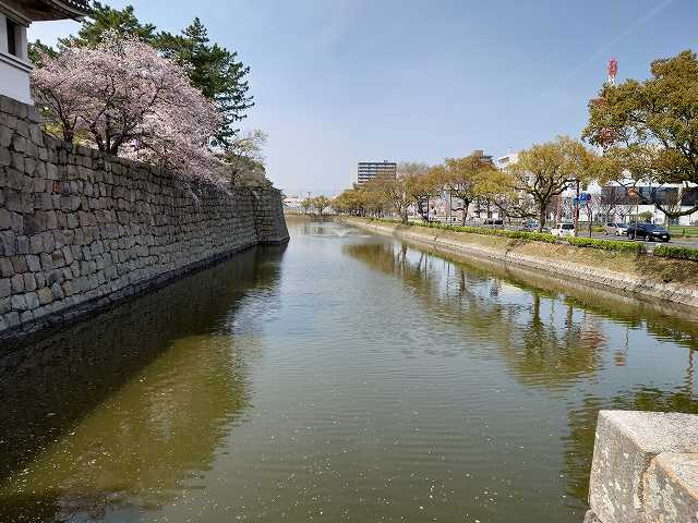 丸亀城 内堀(西側)