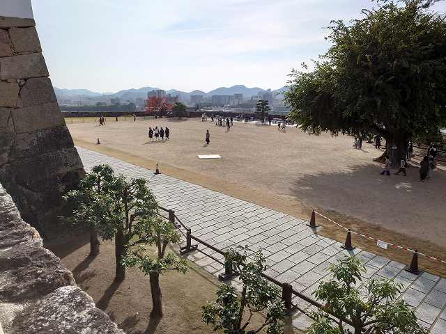 姫路城 備前丸(西小天守付近から見た)