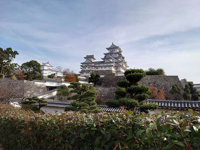 姫路城 西の丸からの遠景