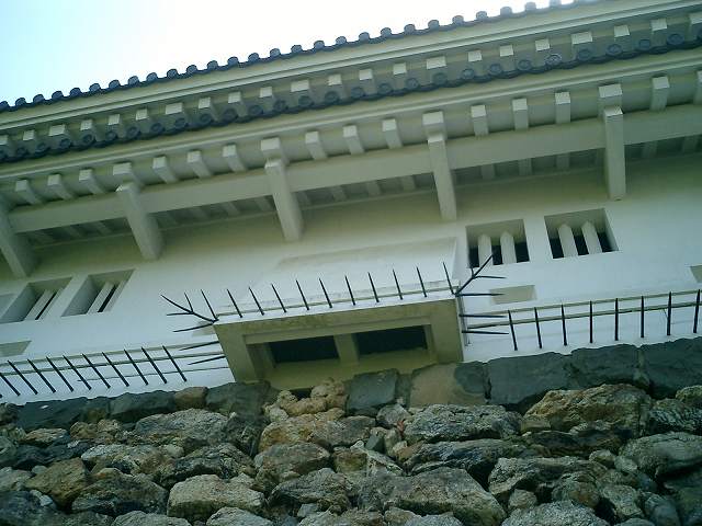 高知城 天守の武者返し