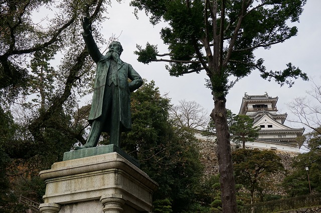 高知城 獅子の段