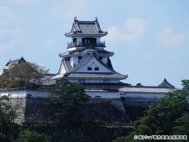 高知城 天守と本丸