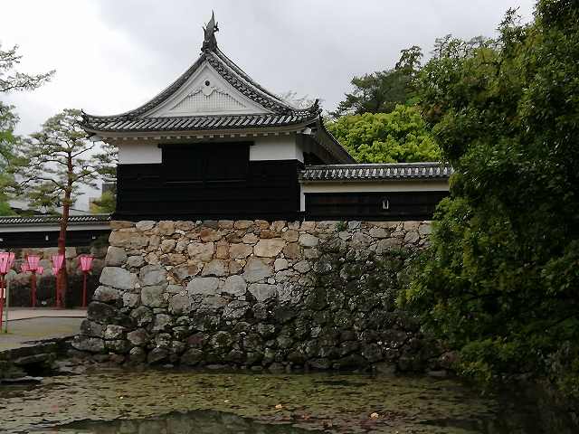 高知城 追手門と内堀