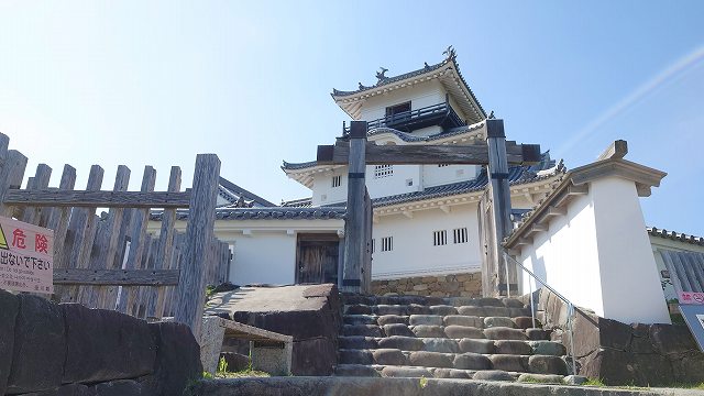 掛川城 天守(天守丸から見た)