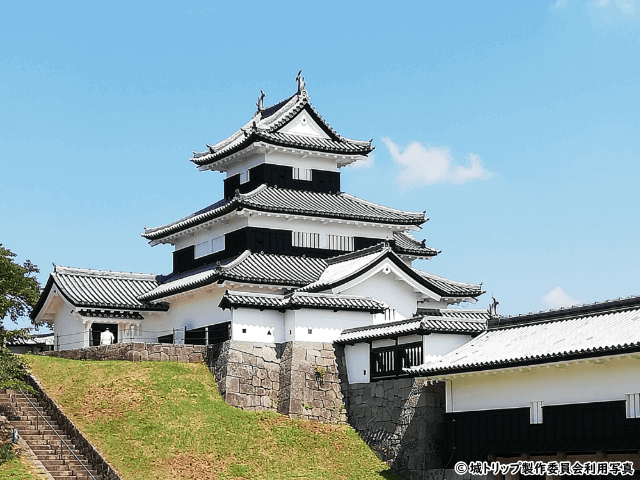白河小峰城 三重櫓と前御門