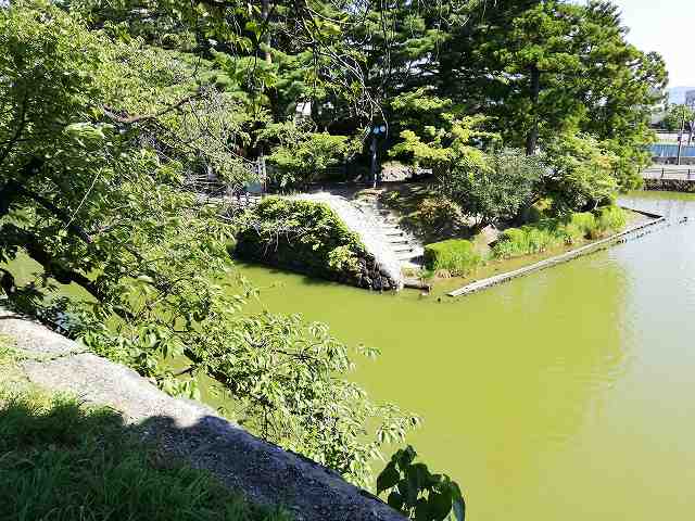 新発田城 内堀内の船着き場