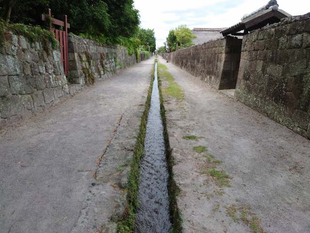 島原城 島原武家屋敷街の水路