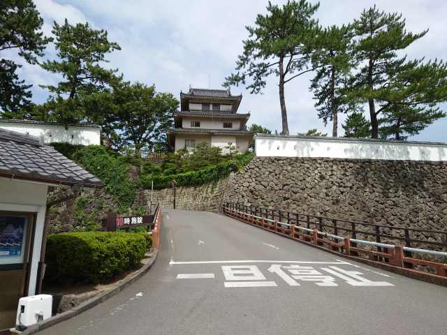 島原城 西の櫓と本丸登城口