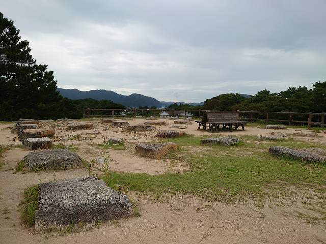 萩城 天守台