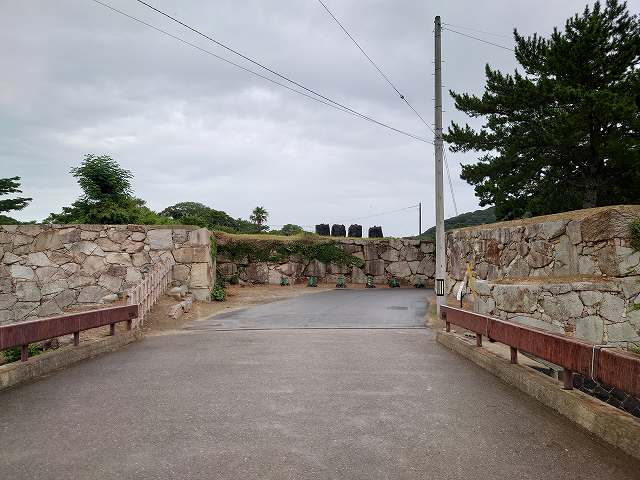 萩城 二の丸東門跡