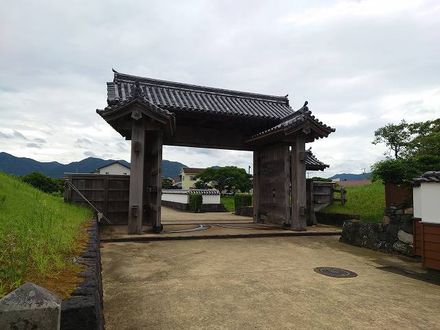 萩城 北の総門(三の丸内部から見た)