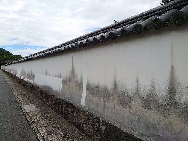 萩城 問田益田氏旧宅土塀