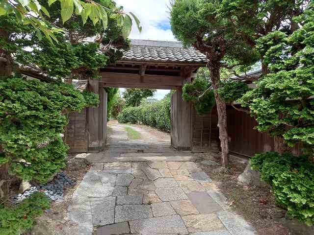 萩城 旧萩藩江戸屋敷移築門(堀内鍵曲)