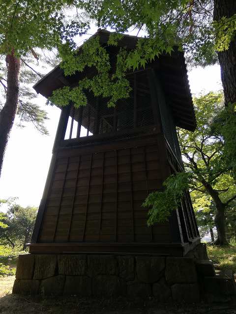 会津若松城 西帯郭にある鐘撞堂