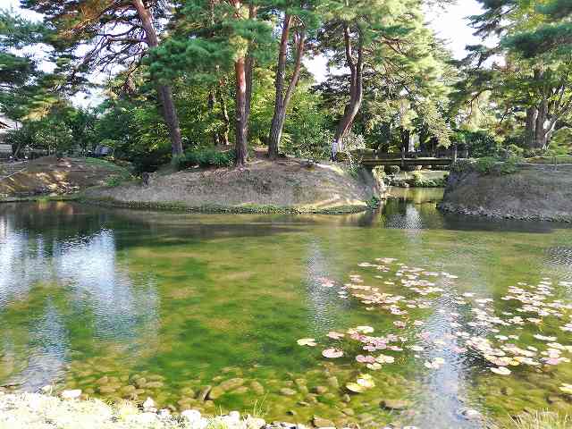 御薬園 心字の池