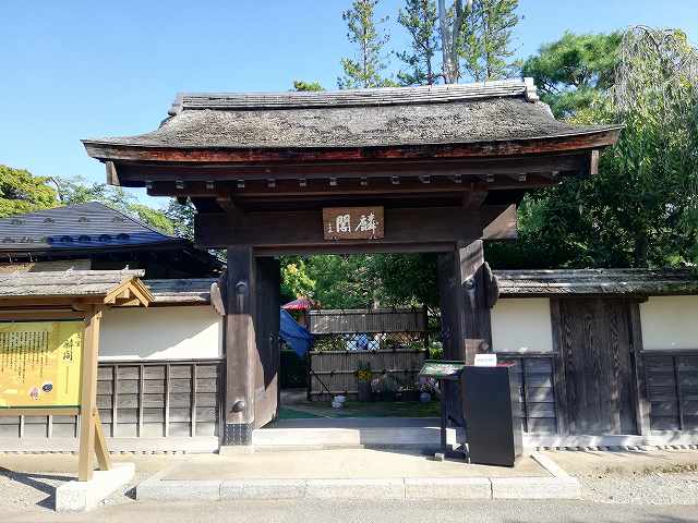 鶴ヶ城(会津若松城) 茶室 麟閣 入口