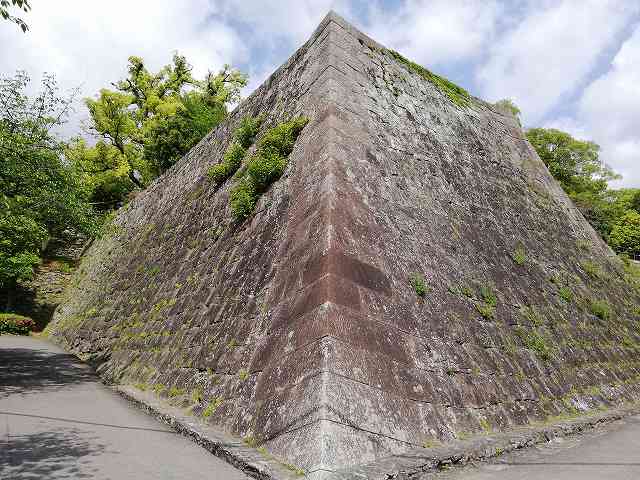 和歌山城 高石垣(岡口門近く)