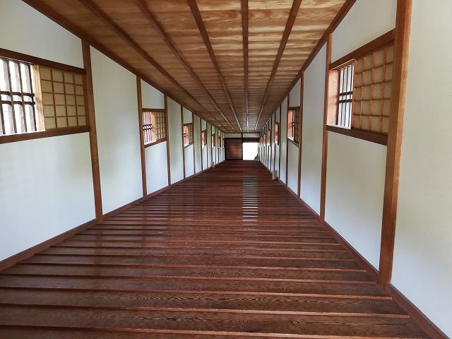 和歌山城 御橋廊下(内部)