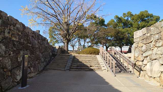 岡山城_鉄門跡02