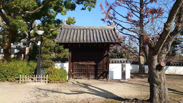 岡山城_六十一雁木上門07