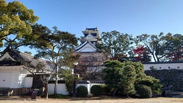 岡山城_天守閣(本丸中段から見た)03