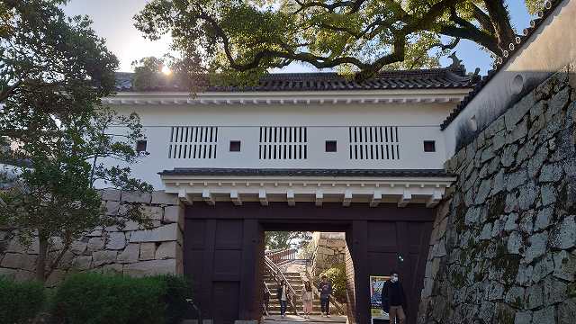 岡山城_廊下門12