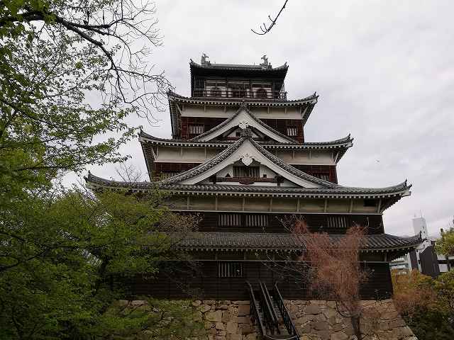 広島城 大天守(東小天守跡から見た)
