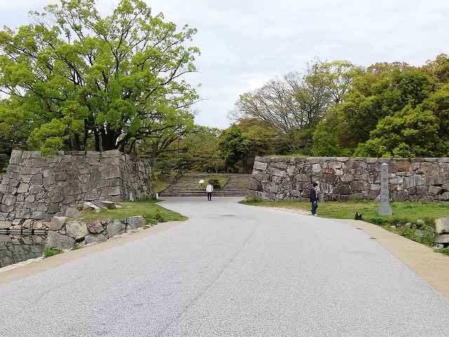 広島城 裏御門跡