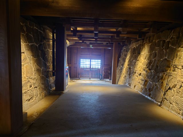 熊本城 本丸御殿(登城口通路)