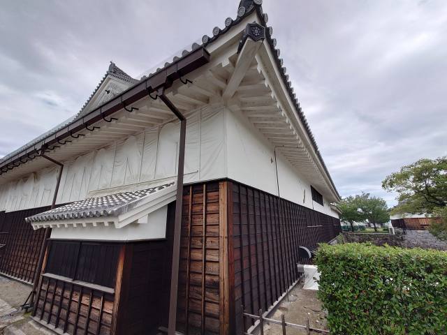 熊本城 本丸御殿(東竹の丸からの入口付近)