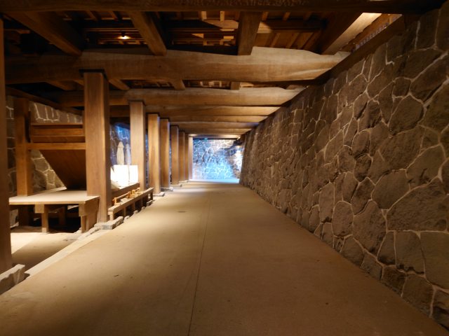 熊本城 本丸御殿の闇り通路